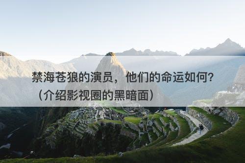 禁海苍狼的演员，他们的命运如何？（介绍影视圈的黑暗面）