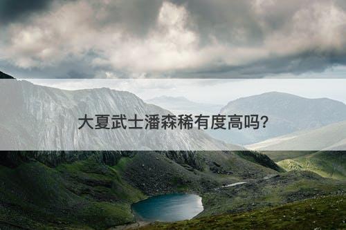 大夏武士潘森稀有度高吗？