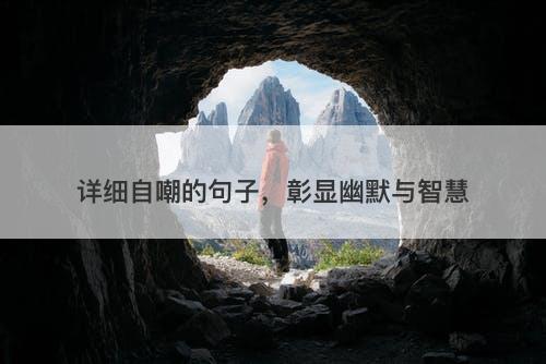 详细自嘲的句子，彰显幽默与智慧