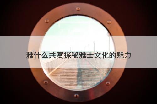 雅什么共赏探秘雅士文化的魅力