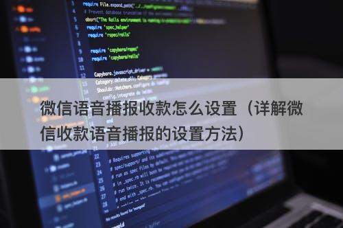 微信语音播报收款怎么设置（详解微信收款语音播报的设置方法）