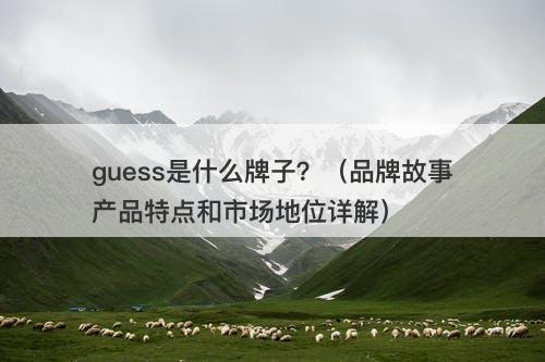guess是什么牌子？（品牌故事产品特点和市场地位详解）