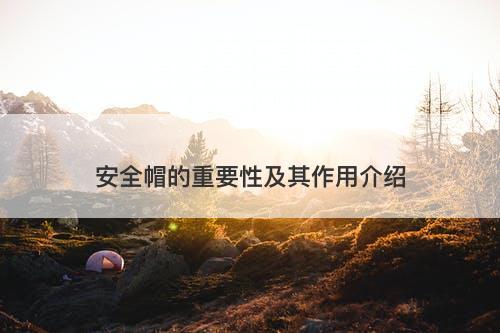 安全帽的重要性及其作用介绍