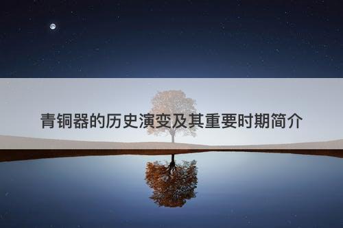 青铜器的历史演变及其重要时期简介