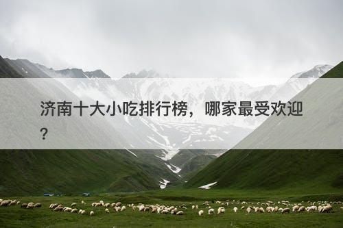 济南十大小吃排行榜，哪家最受欢迎？