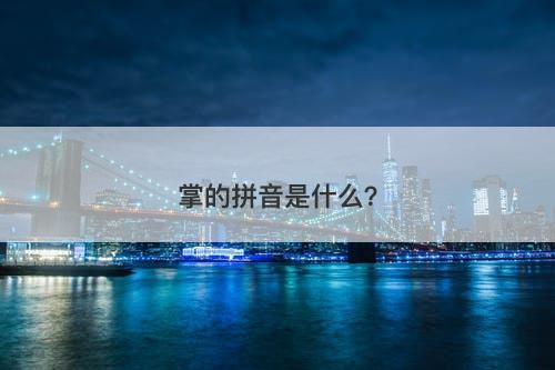 掌的拼音是什么？