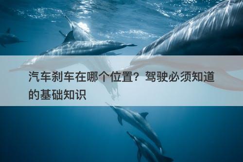 汽车刹车在哪个位置？驾驶必须知道的基础知识