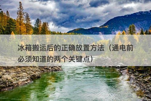 冰箱搬运后的正确放置方法（通电前必须知道的两个关键点）