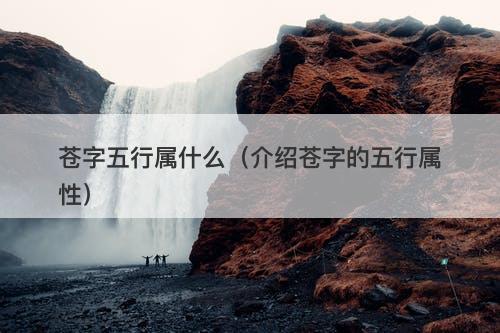 苍字五行属什么（介绍苍字的五行属性）