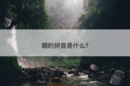 咽的拼音是什么？
