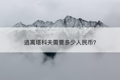 逃离塔科夫需要多少人民币？