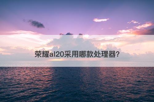 荣耀al20采用哪款处理器？