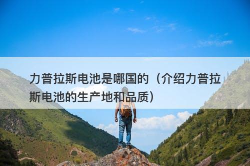 力普拉斯电池是哪国的（介绍力普拉斯电池的生产地和品质）