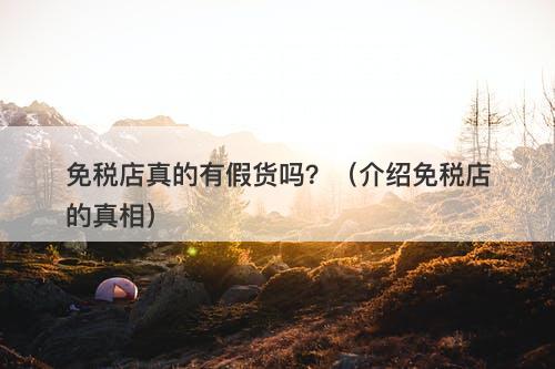 免税店真的有假货吗？（介绍免税店的真相）