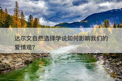 达尔文自然选择学说如何影响我们的爱情观？