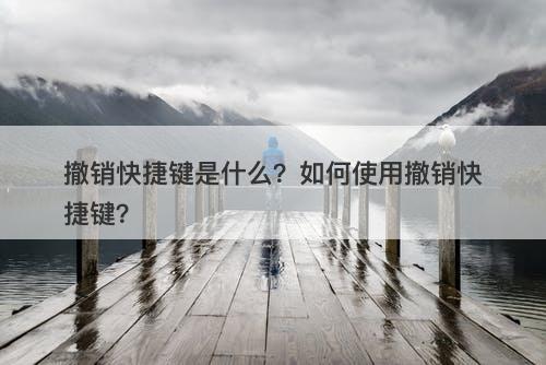 撤销快捷键是什么？如何使用撤销快捷键？