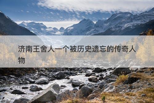 济南王舍人一个被历史遗忘的传奇人物