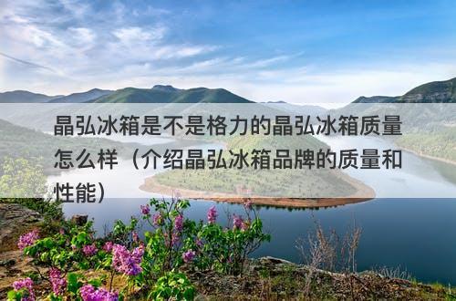 晶弘冰箱是不是格力的晶弘冰箱质量怎么样（介绍晶弘冰箱品牌的质量和性能）-图1