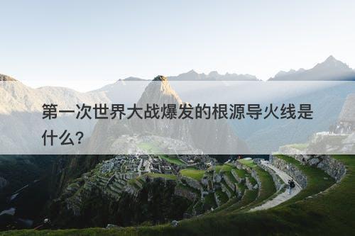 第一次世界大战爆发的根源导火线是什么？