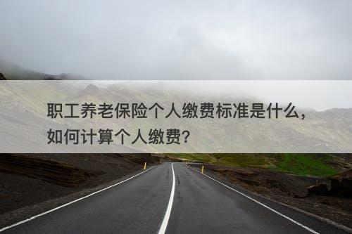职工养老保险个人缴费标准是什么，如何计算个人缴费？