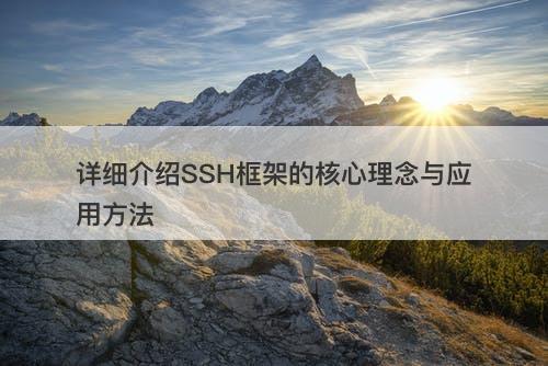 详细介绍SSH框架的核心理念与应用方法