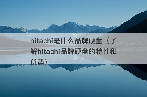 hitachi是什么品牌硬盘（了解hitachi品牌硬盘的特性和优势）