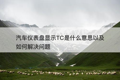 汽车仪表盘显示TC是什么意思以及如何解决问题