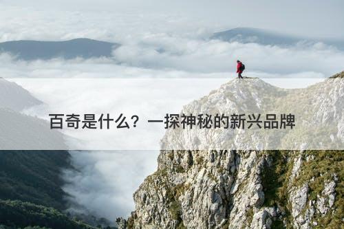 百奇是什么？一探神秘的新兴品牌