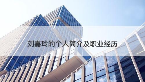 刘嘉玲的个人简介及职业经历