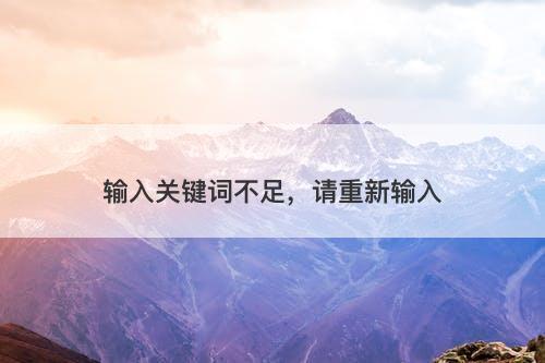 输入关键词不足，请重新输入