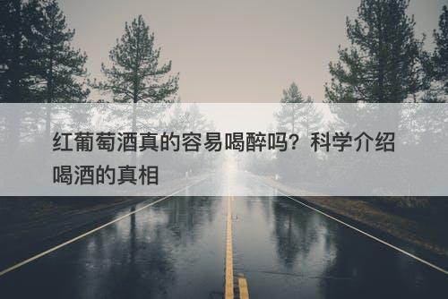 红葡萄酒真的容易喝醉吗？科学介绍喝酒的真相