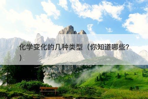 化学变化的几种类型（你知道哪些？）