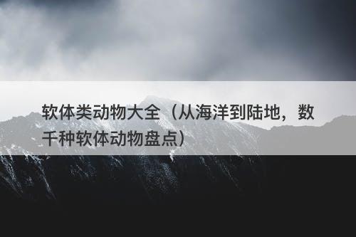 软体类动物大全（从海洋到陆地，数千种软体动物盘点）