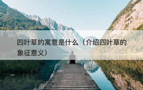 四叶草的寓意是什么（介绍四叶草的象征意义）