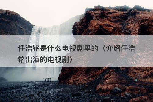任浩铭是什么电视剧里的（介绍任浩铭出演的电视剧）