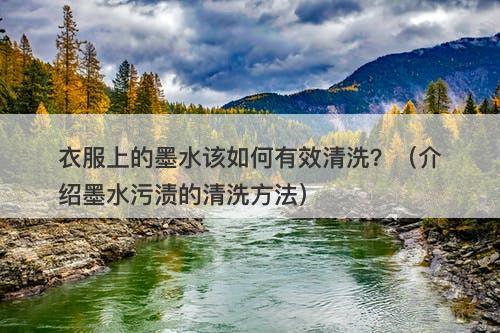 衣服上的墨水该如何有效清洗？（介绍墨水污渍的清洗方法）