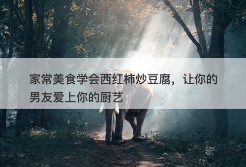 家常美食学会西红柿炒豆腐，让你的男友爱上你的厨艺-图1