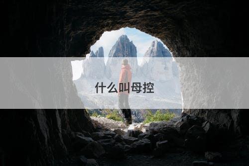 什么叫母控