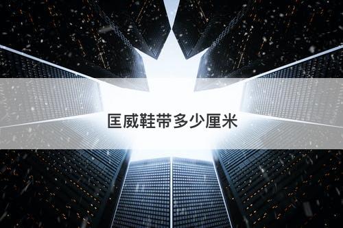 匡威鞋带多少厘米-图1