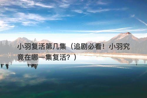 小羽复活第几集（追剧必看！小羽究竟在哪一集复活？）