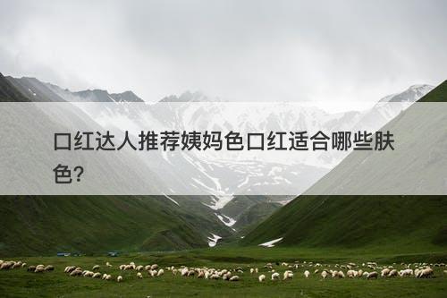 口红达人推荐姨妈色口红适合哪些肤色？