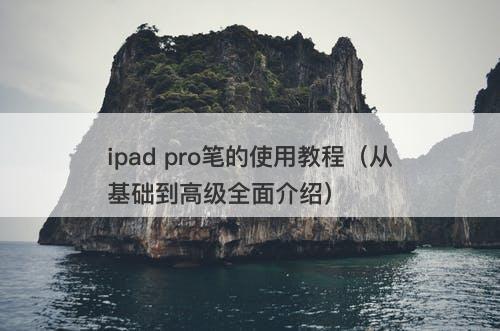 ipad pro笔的使用教程（从基础到高级全面介绍）