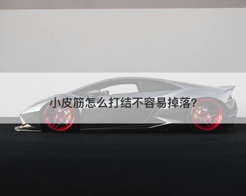 小皮筋怎么打结不容易掉落？-图1