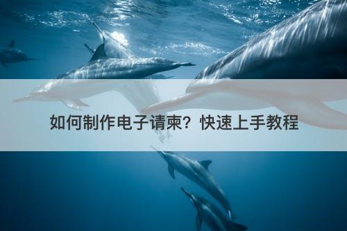 如何制作电子请柬？快速上手教程
