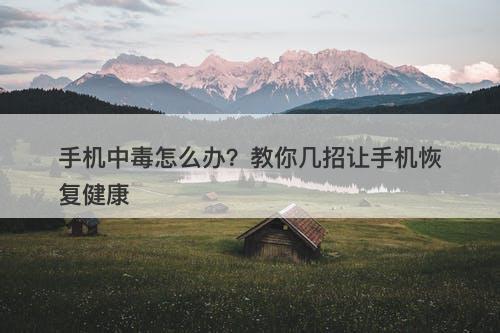 手机中毒怎么办？教你几招让手机恢复健康