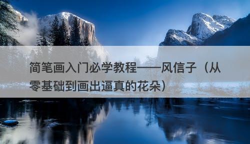 简笔画入门必学教程——风信子（从零基础到画出逼真的花朵）
