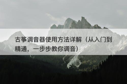 古筝调音器使用方法详解（从入门到精通，一步步教你调音）