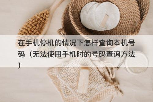 在手机停机的情况下怎样查询本机号码（无法使用手机时的号码查询方法）