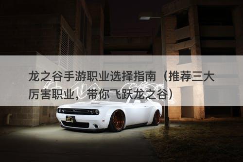 龙之谷手游职业选择指南(推荐三大厉害职业,带你飞跃龙之谷)-图1 龙之谷手游职业选择指南(推荐三大厉害职业,带你飞跃龙之谷)-图1