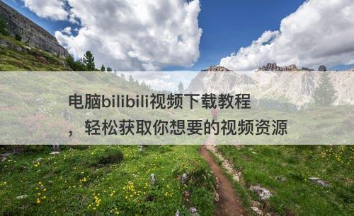 电脑bilibili视频下载教程，轻松获取你想要的视频资源-图1